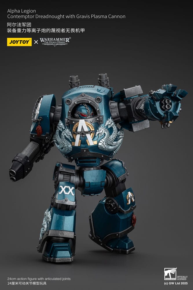 Warhammer The Horus Heresy Actionfigur Alpha Legion Contemptor Dreadnought with Gravis Plasma Cannon 25 cm