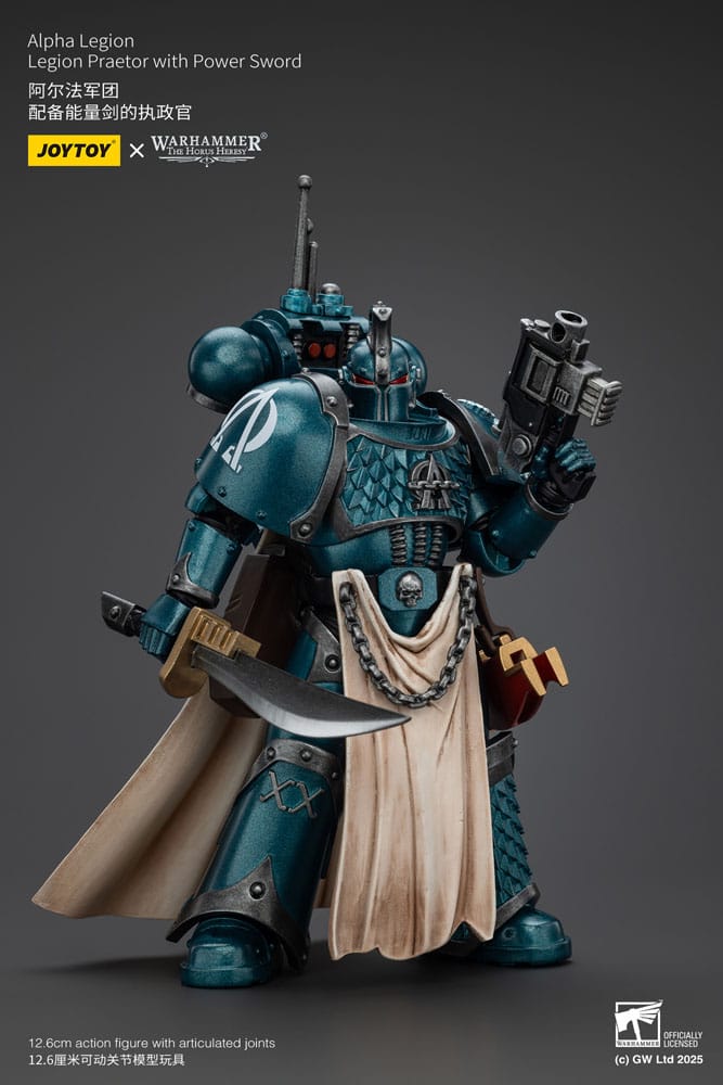 Warhammer The Horus Heresy Actionfigur Alpha Legion Praetor with Power Sword 20 cm