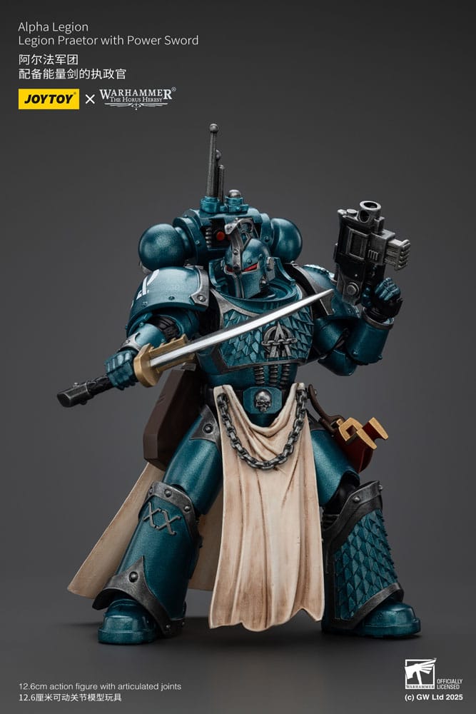 Warhammer The Horus Heresy Actionfigur Alpha Legion Praetor with Power Sword 20 cm