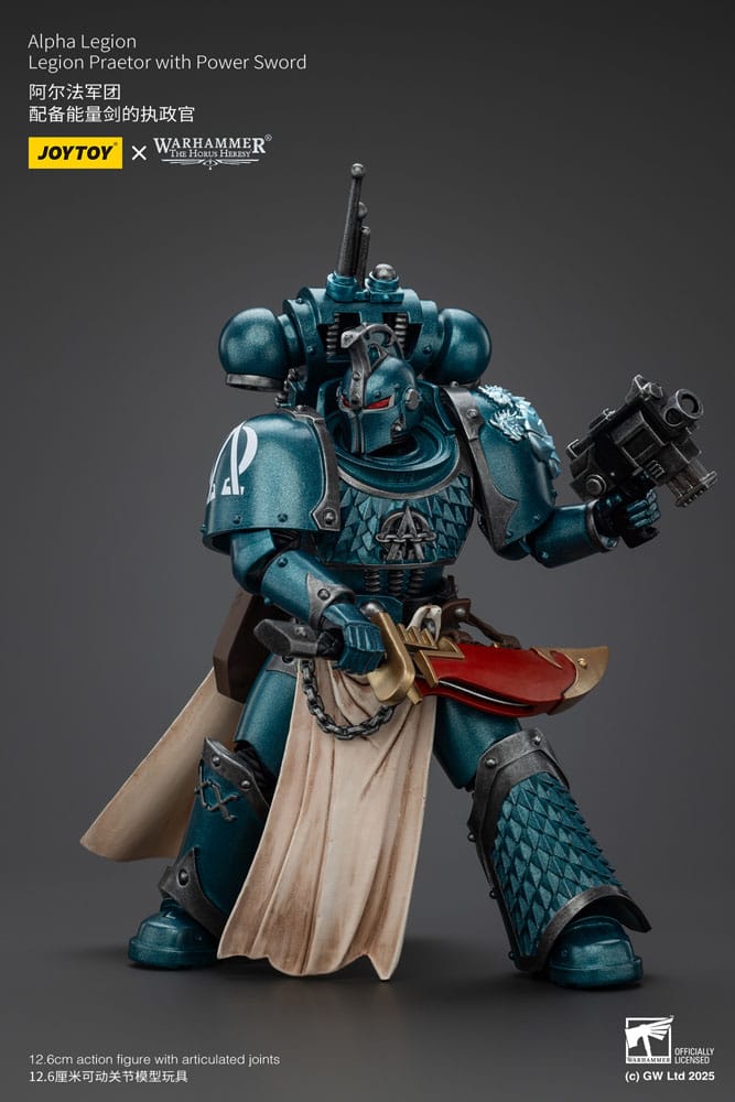 Warhammer The Horus Heresy Actionfigur Alpha Legion Praetor with Power Sword 20 cm