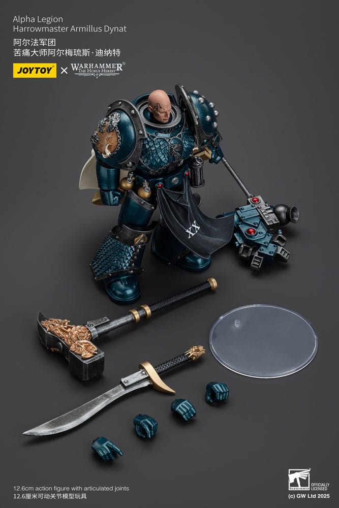 Warhammer The Horus Heresy Actionfigur Alpha Legion Harrowmaster Armillus Dynat 20 cm