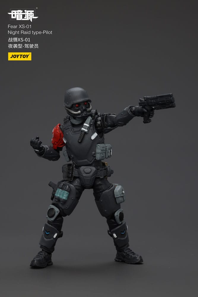 Battle For the Stars Actionfigur Fear XS-01 Night Raid type-Pilot 12 cm