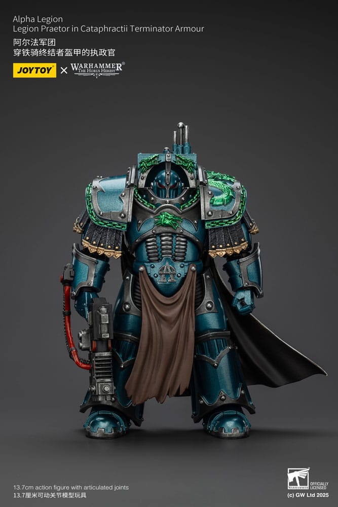 Warhammer The Horus Heresy Actionfigur Alpha Legion Legion Praetor in Cataphractii Terminator Armour 18 cm