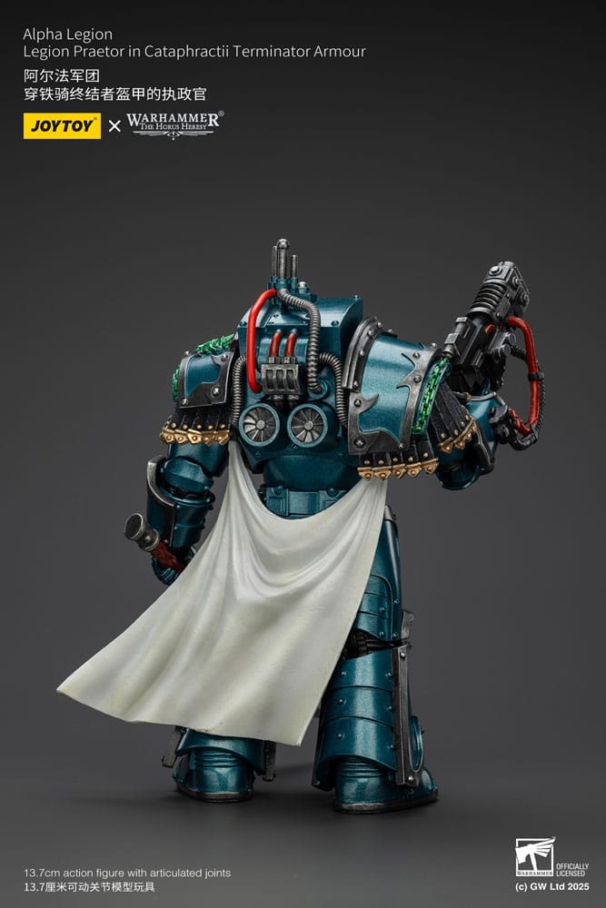 Warhammer The Horus Heresy Actionfigur Alpha Legion Legion Praetor in Cataphractii Terminator Armour 18 cm