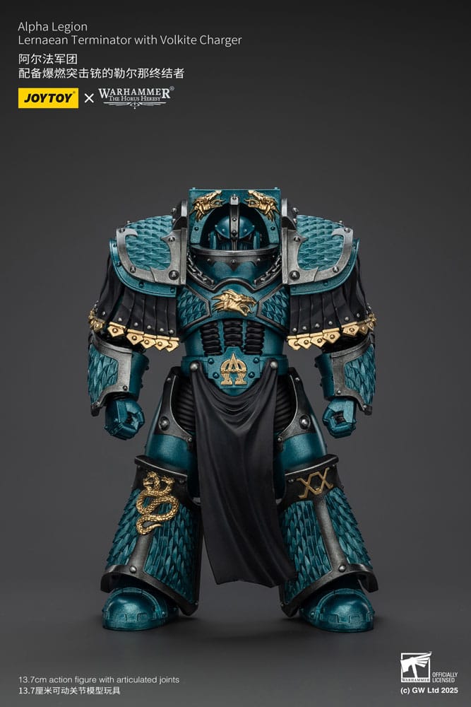 Warhammer The Horus Heresy Actionfigur Alpha Legion Lernaean Terminator with Volkite Charger 20 cm