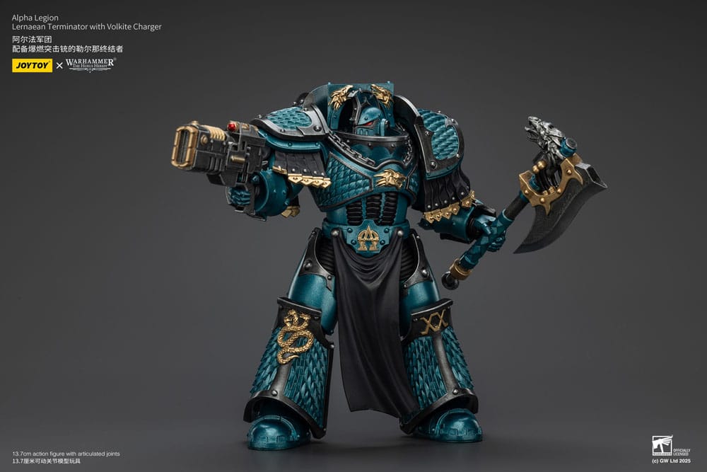 Warhammer The Horus Heresy Actionfigur Alpha Legion Lernaean Terminator with Volkite Charger 20 cm