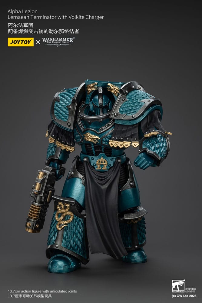 Warhammer The Horus Heresy Actionfigur Alpha Legion Lernaean Terminator with Volkite Charger 20 cm