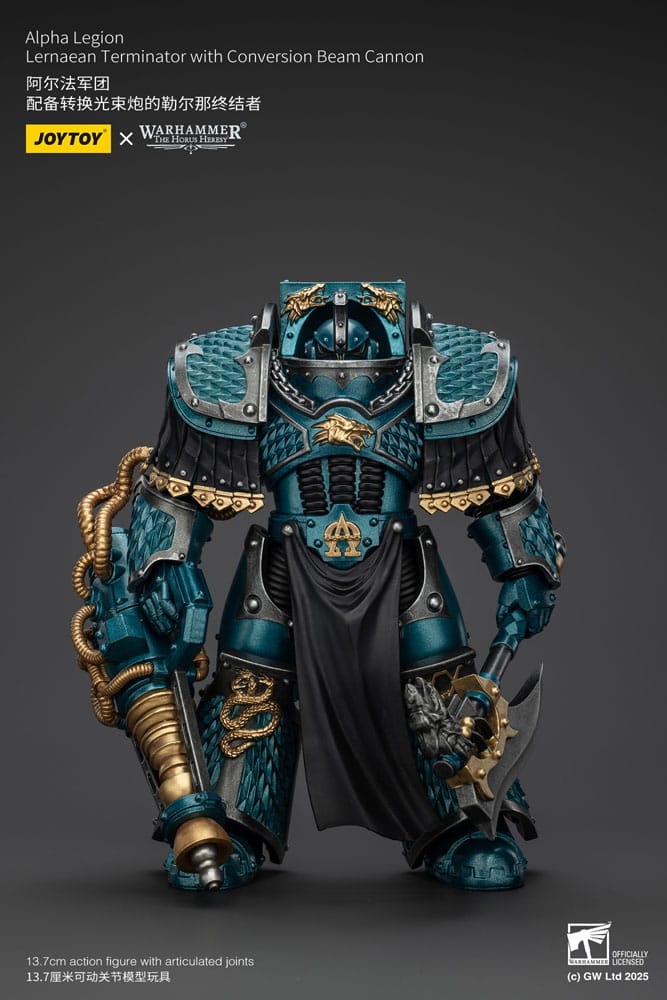 Warhammer The Horus Heresy Actionfigur Alpha Legion Lernaean Terminator with Conversion Beam Cannon 20 cm
