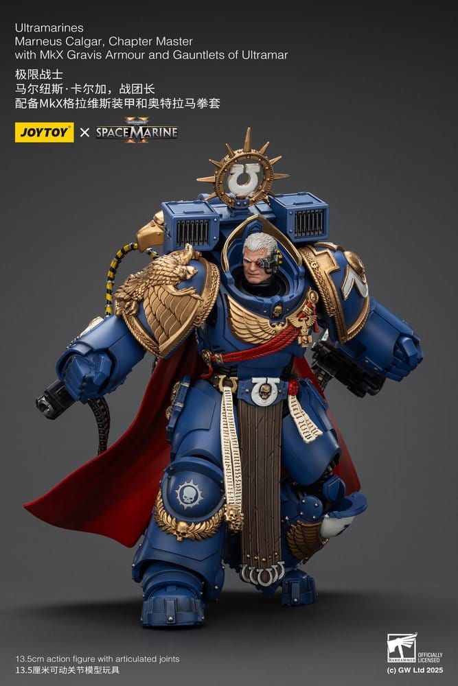 Warhammer 40,000 Actionfigur Ultramarines Marneus Calgar, Chapter Master 14 cm
