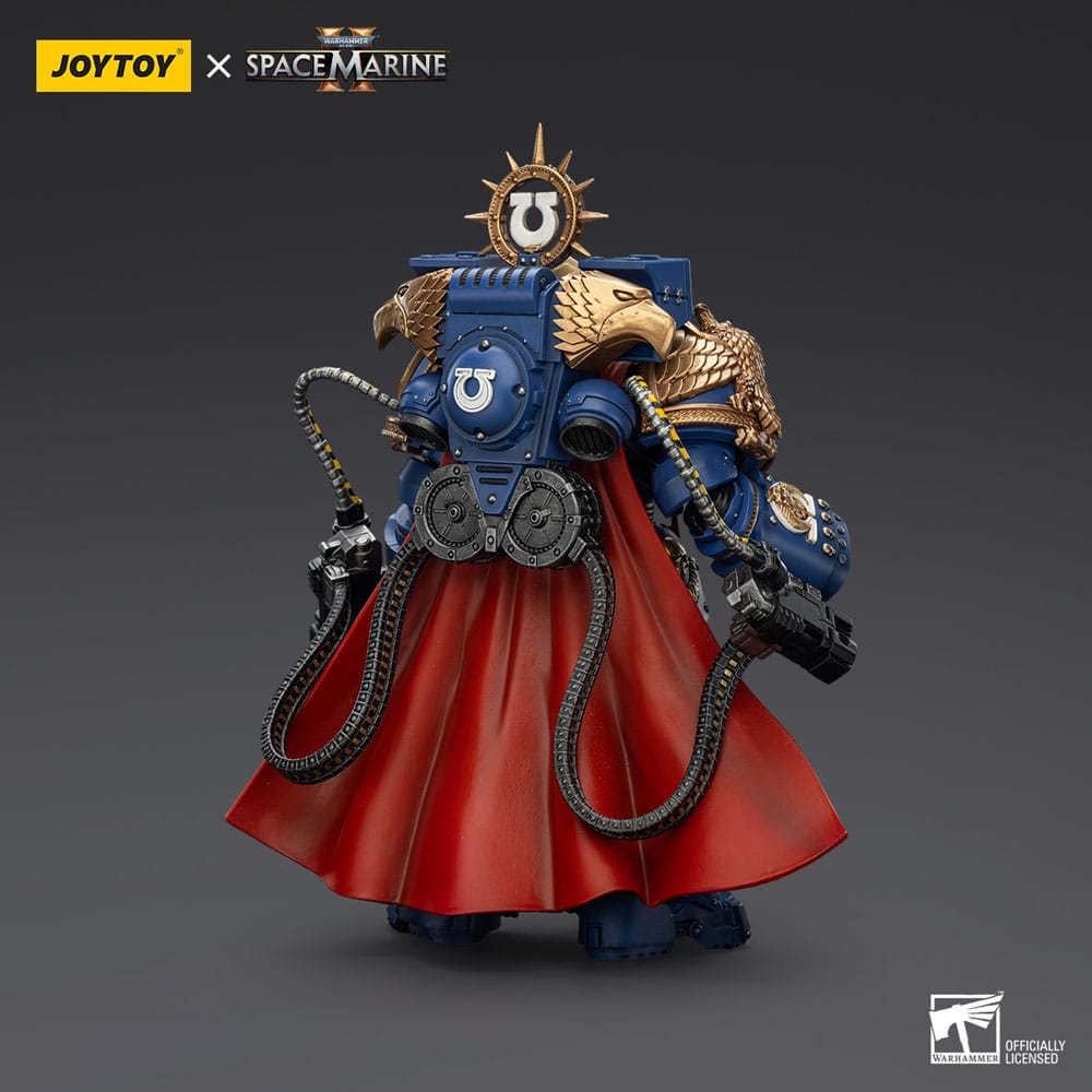 Warhammer 40k Actionfigur Ultramarines Marneus Calgar Chapter Master with MKX Gravis Armour and Gauntlets of Ultramar 20 cm