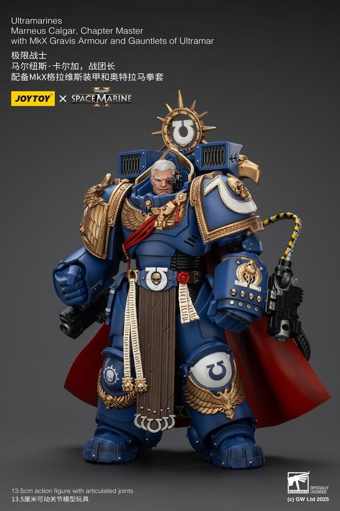Warhammer 40,000 Actionfigur Ultramarines Marneus Calgar, Chapter Master 14 cm