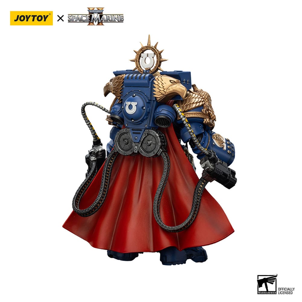 Warhammer 40k Actionfigur Ultramarines Marneus Calgar Chapter Master with MKX Gravis Armour and Gauntlets of Ultramar 20 cm
