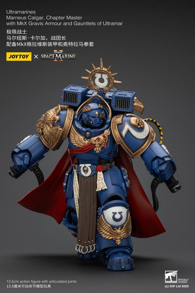 Warhammer 40,000 Actionfigur Ultramarines Marneus Calgar, Chapter Master 14 cm