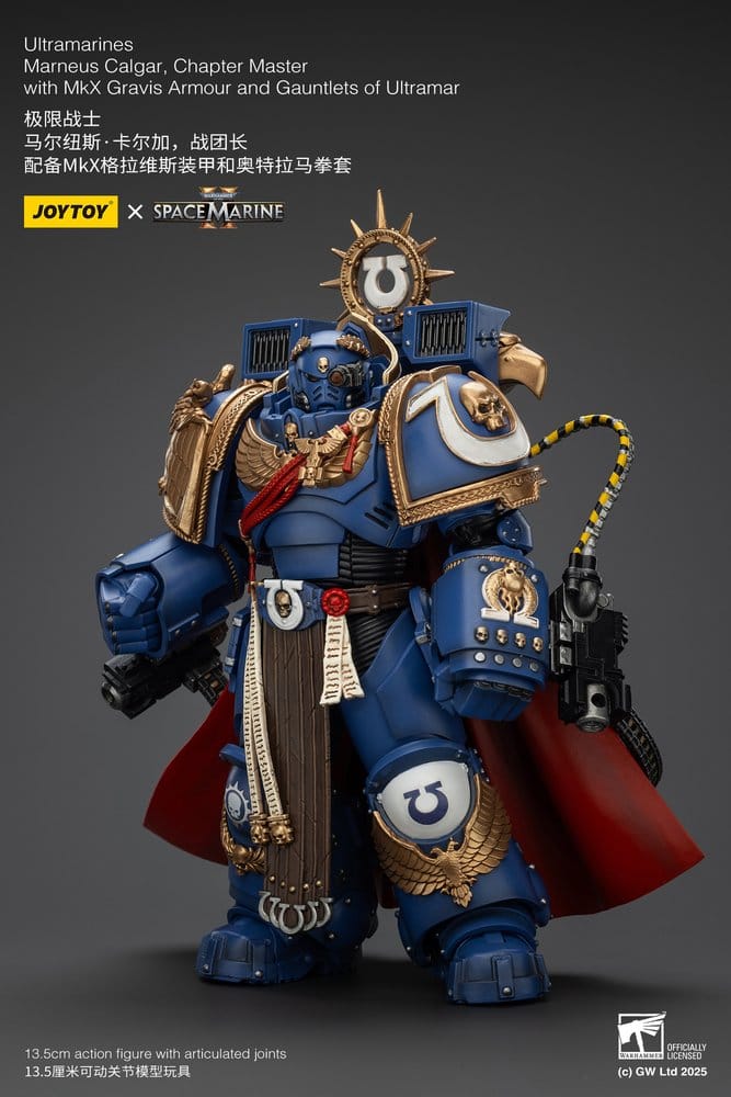 Warhammer 40,000 Actionfigur Ultramarines Marneus Calgar, Chapter Master 14 cm