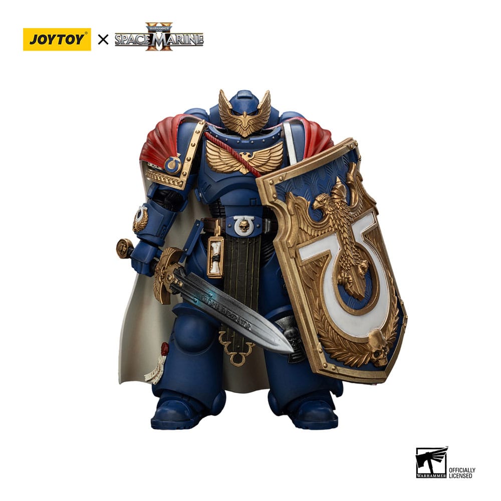 Warhammer 40k Actionfigur Ultramarines Victrix Honour Guardwith Storm Shield And Power Sword 20 cm