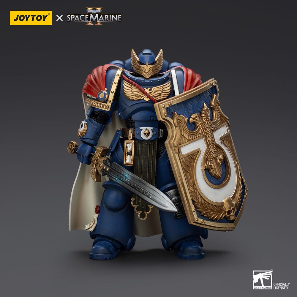 Warhammer 40k Actionfigur Ultramarines Victrix Honour Guardwith Storm Shield And Power Sword 20 cm