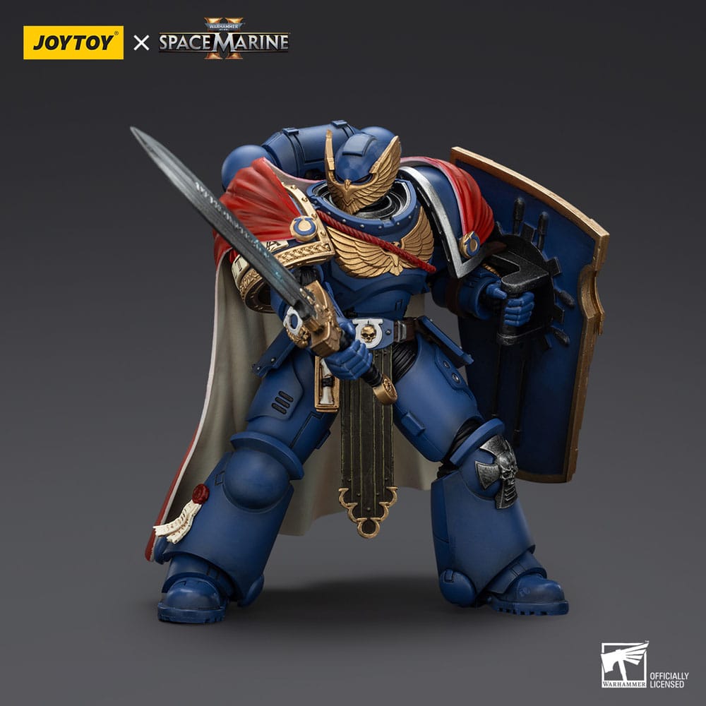 Warhammer 40k Actionfigur Ultramarines Victrix Honour Guardwith Storm Shield And Power Sword 20 cm