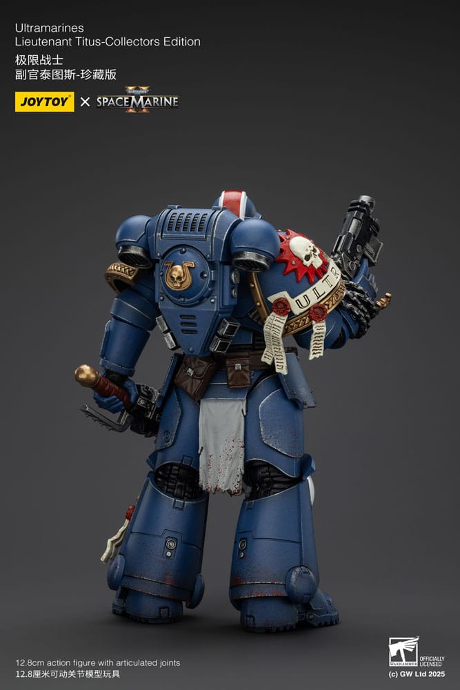 Warhammer 40,000: Space Marine 2 Actionfigur Ultramarines Lieutenant Titus Collectors Edition 13 cm