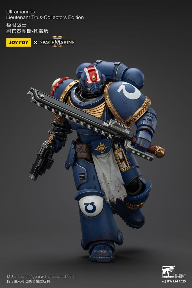 Warhammer 40,000: Space Marine 2 Actionfigur Ultramarines Lieutenant Titus Collectors Edition 13 cm