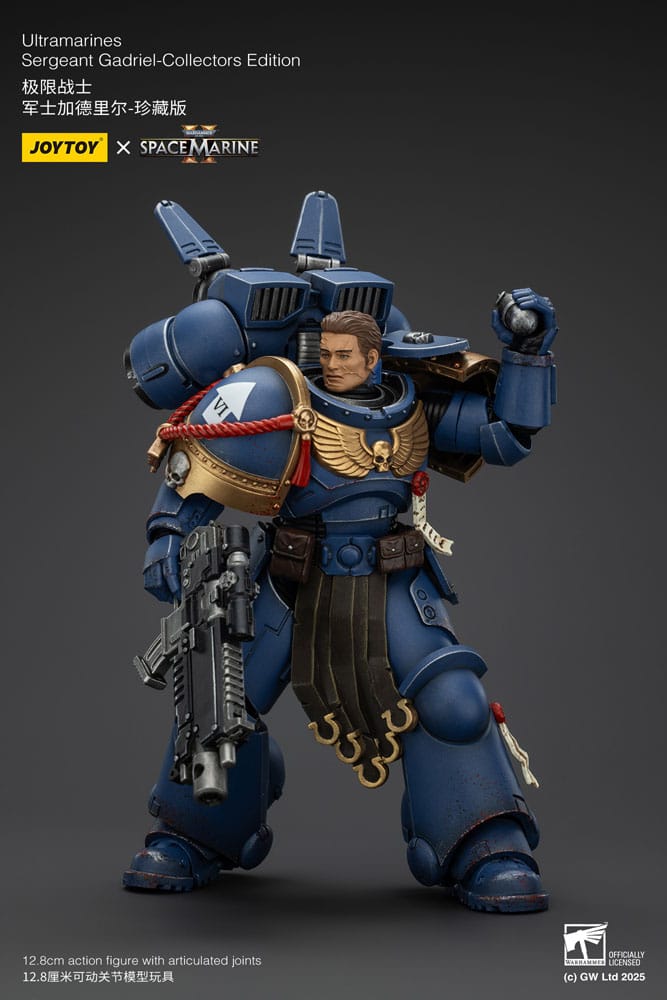 Warhammer 40,000: Space Marine 2 Actionfigur Ultramarines Sergeant Gadriel Collectors Edition 13 cm