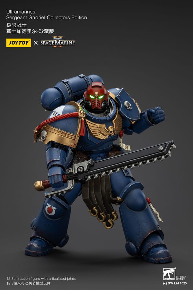Warhammer 40,000: Space Marine 2 Actionfigur Ultramarines Sergeant Gadriel Collectors Edition 13 cm