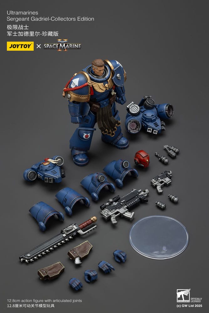 Warhammer 40,000: Space Marine 2 Actionfigur Ultramarines Sergeant Gadriel Collectors Edition 13 cm