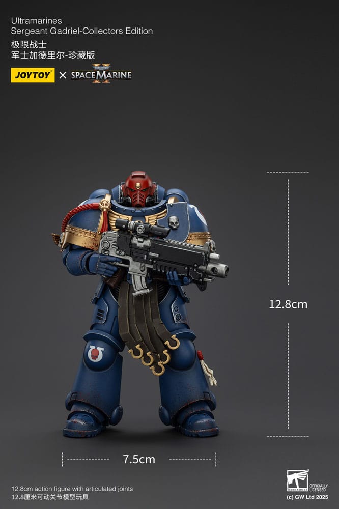 Warhammer 40,000: Space Marine 2 Actionfigur Ultramarines Sergeant Gadriel Collectors Edition 13 cm
