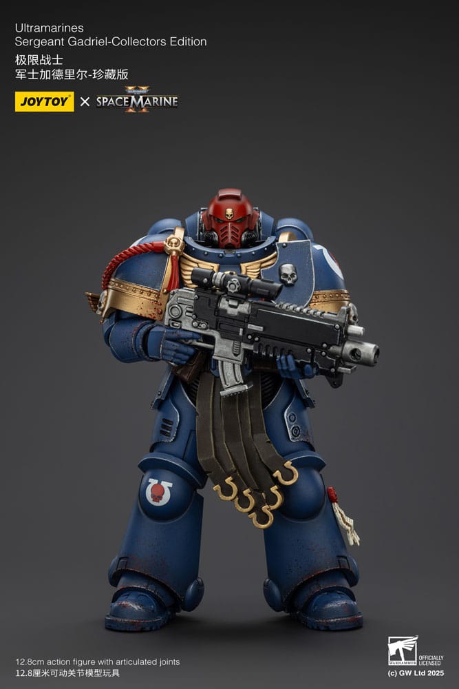 Warhammer 40,000: Space Marine 2 Actionfigur Ultramarines Sergeant Gadriel Collectors Edition 13 cm