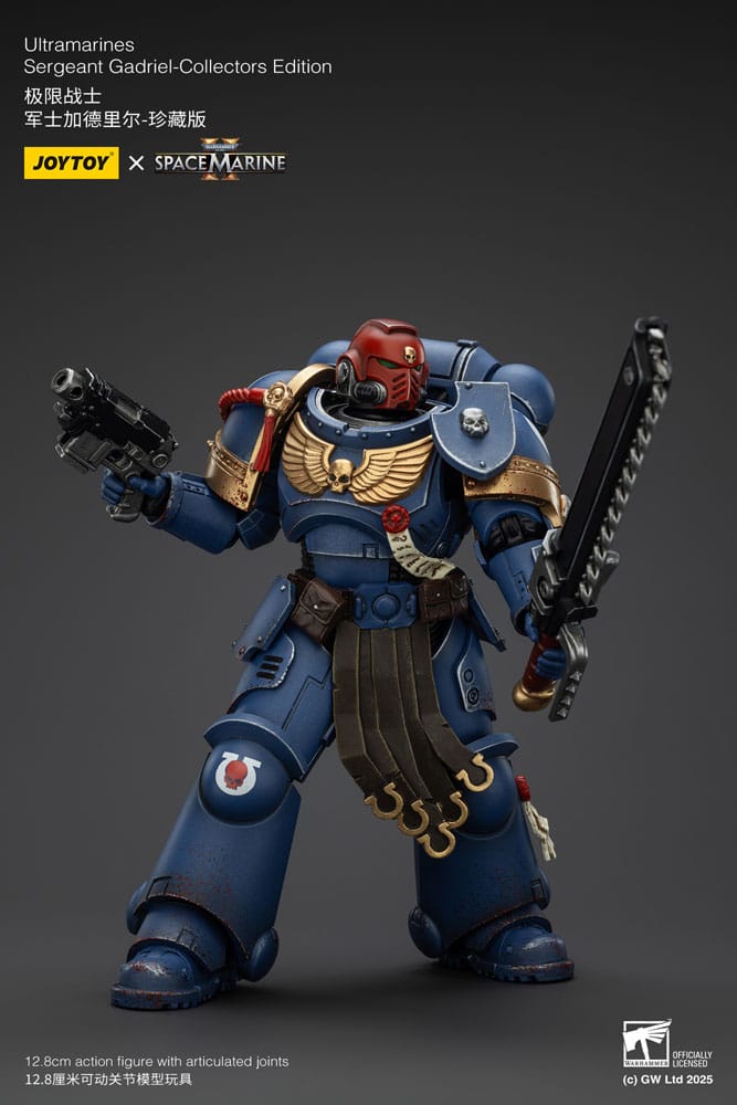 Warhammer 40,000: Space Marine 2 Actionfigur Ultramarines Sergeant Gadriel Collectors Edition 13 cm
