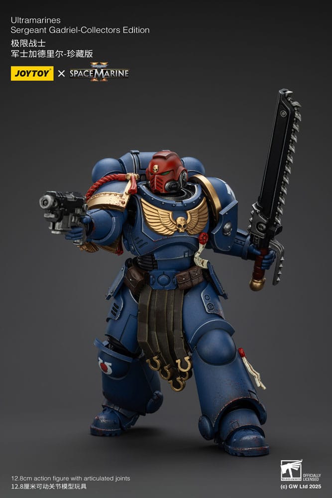 Warhammer 40,000: Space Marine 2 Actionfigur Ultramarines Sergeant Gadriel Collectors Edition 13 cm