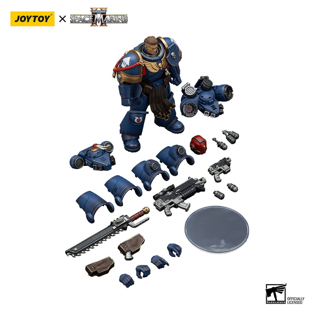 Warhammer 40,000: Space Marine 2 Actionfigur Ultramarines Sergeant Gadriel Collectors Edition 13 cm