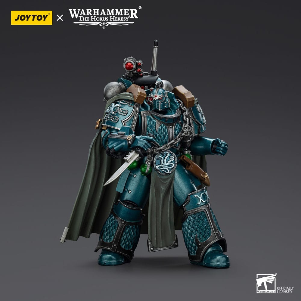 Warhammer The Horus Heresy Actionfigur Alpha Legion Exodus The One who is Many With Sniper Rifle And Power Dagger 20 cm