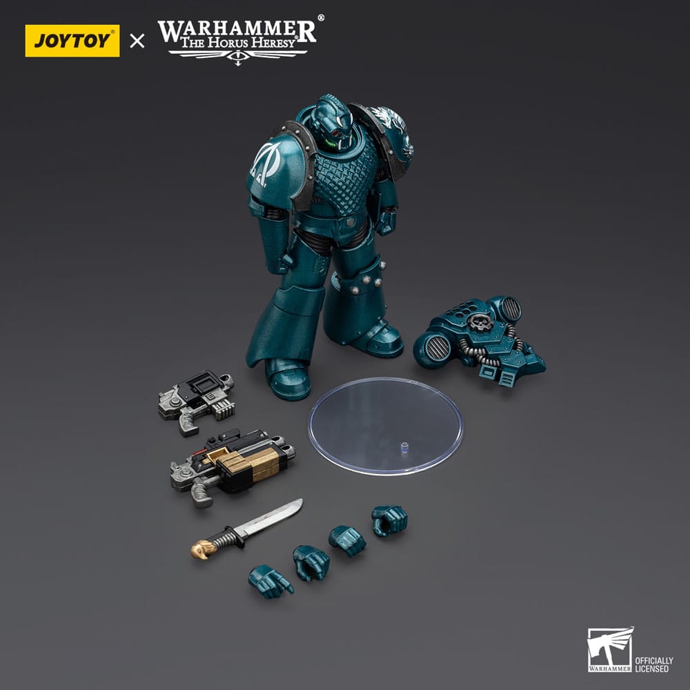 Warhammer The Horus Heresy Actionfigur Alpha Legion Head hunter With Banestrike Combi-Bolter And Power Dagger 20 cm