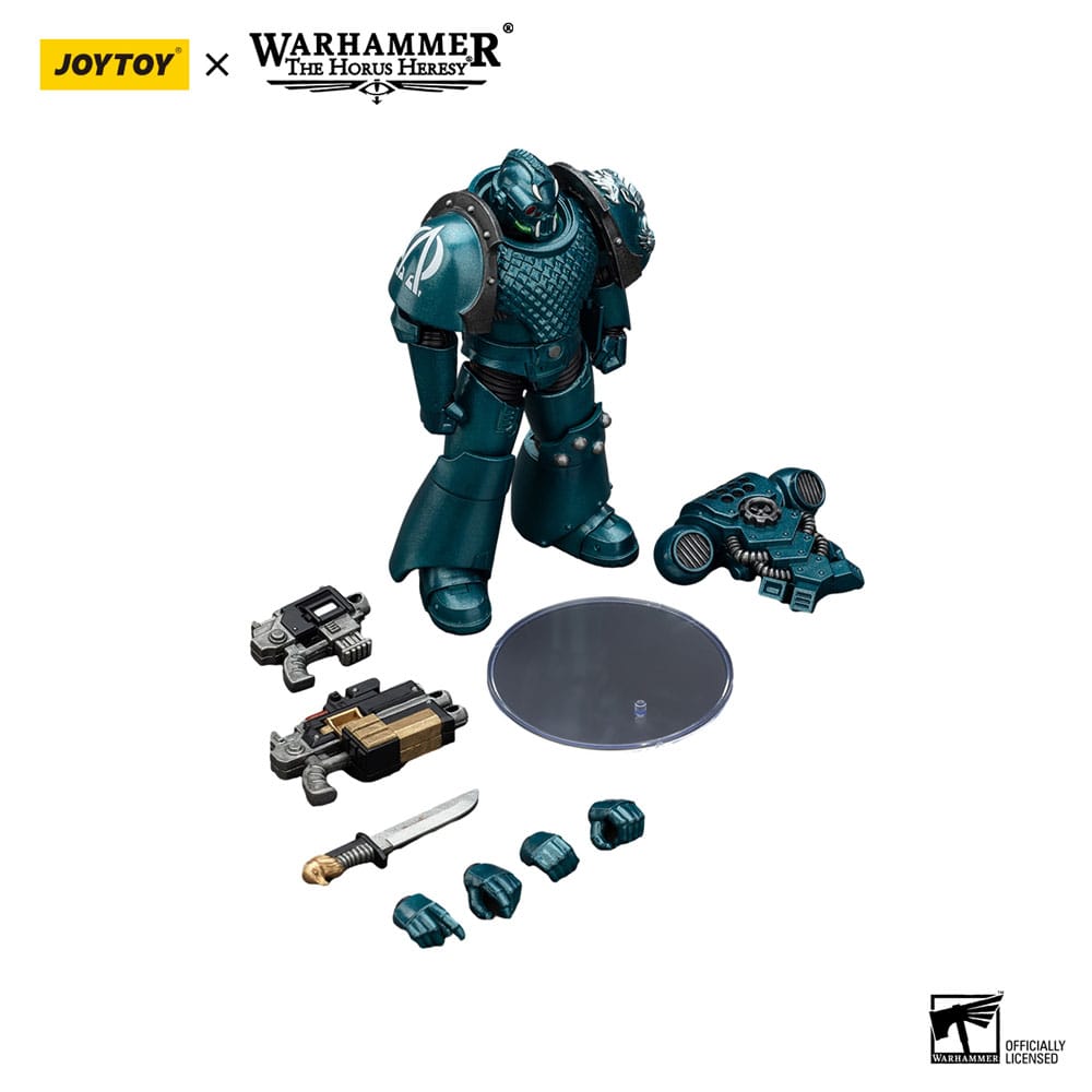 Warhammer The Horus Heresy Actionfigur Alpha Legion Head hunter With Banestrike Combi-Bolter And Power Dagger 20 cm
