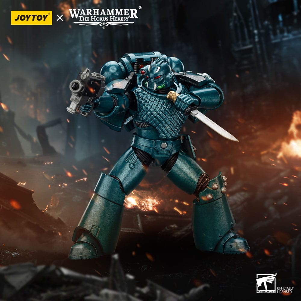 Warhammer The Horus Heresy Actionfigur Alpha Legion Head hunter With Banestrike Combi-Bolter And Power Dagger 20 cm