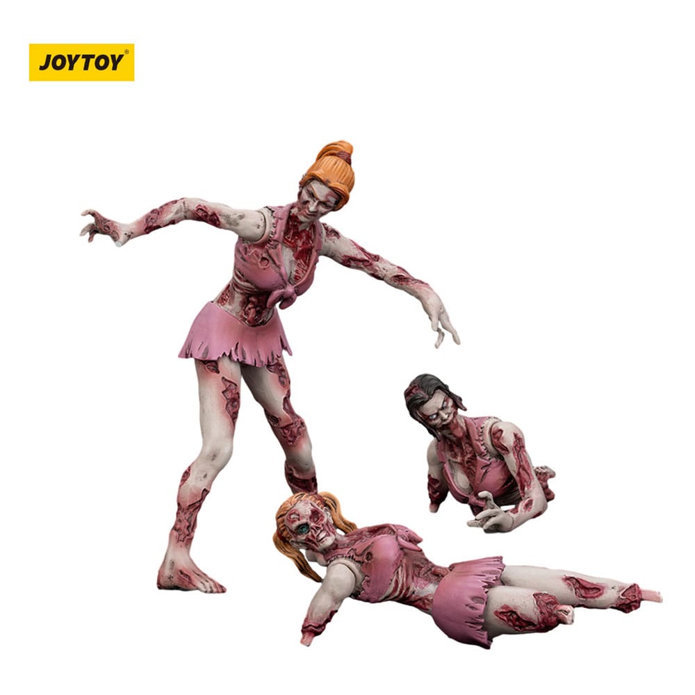 Zombie Dark Source Actionfiguren 3er-Pack Cheer Leaders 8 cm