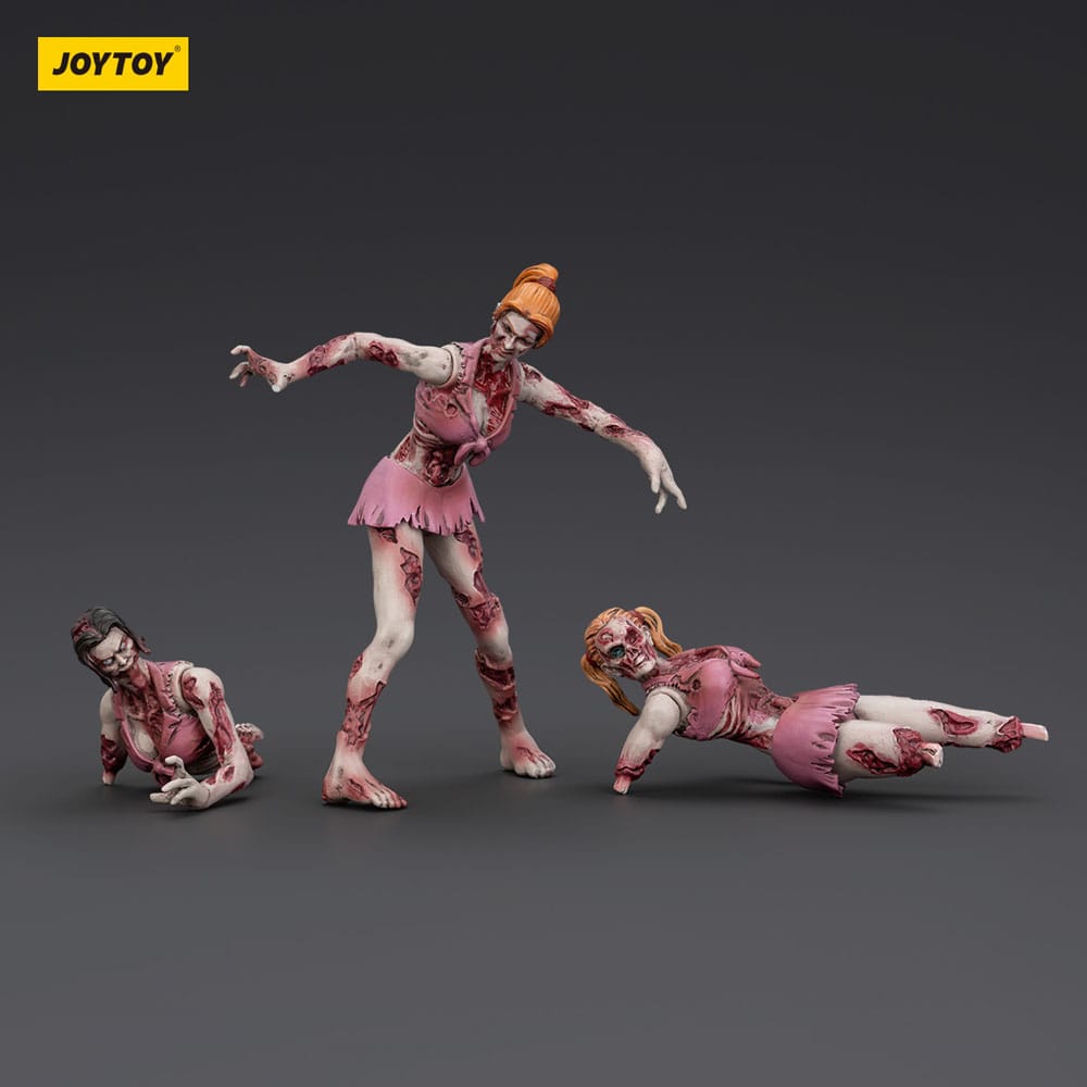 Zombie Dark Source Actionfiguren 3er-Pack Cheer Leaders 8 cm