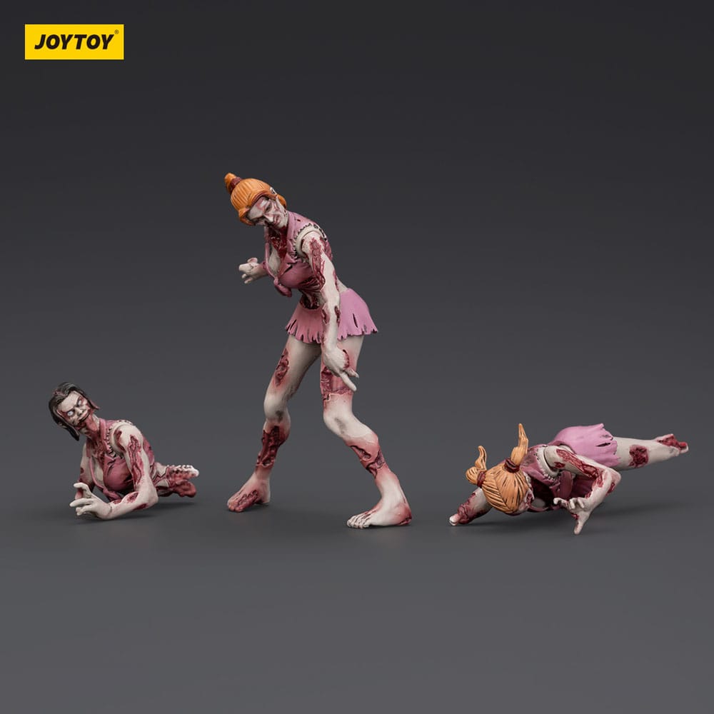 Zombie Dark Source Actionfiguren 3er-Pack Cheer Leaders 8 cm