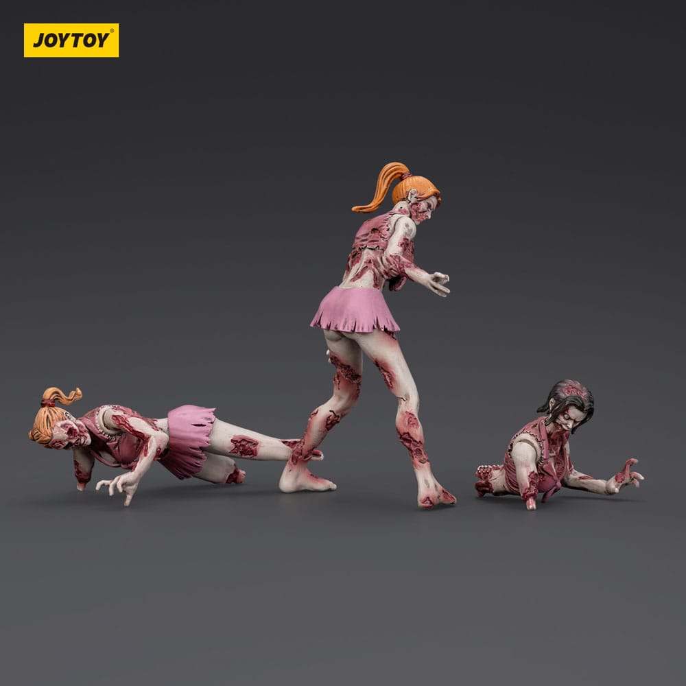 Zombie Dark Source Actionfiguren 3er-Pack Cheer Leaders 8 cm
