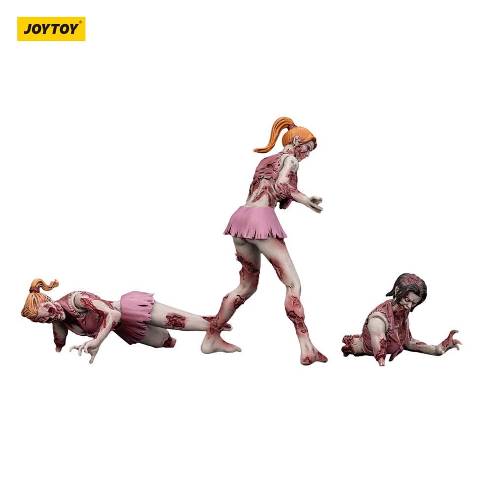 Zombie Dark Source Actionfiguren 3er-Pack Cheer Leaders 8 cm