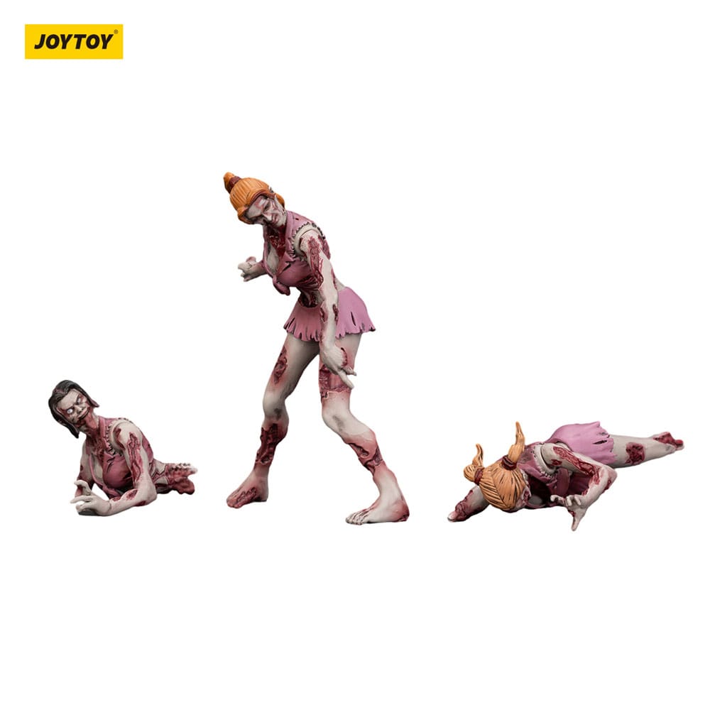 Zombie Dark Source Actionfiguren 3er-Pack Cheer Leaders 8 cm