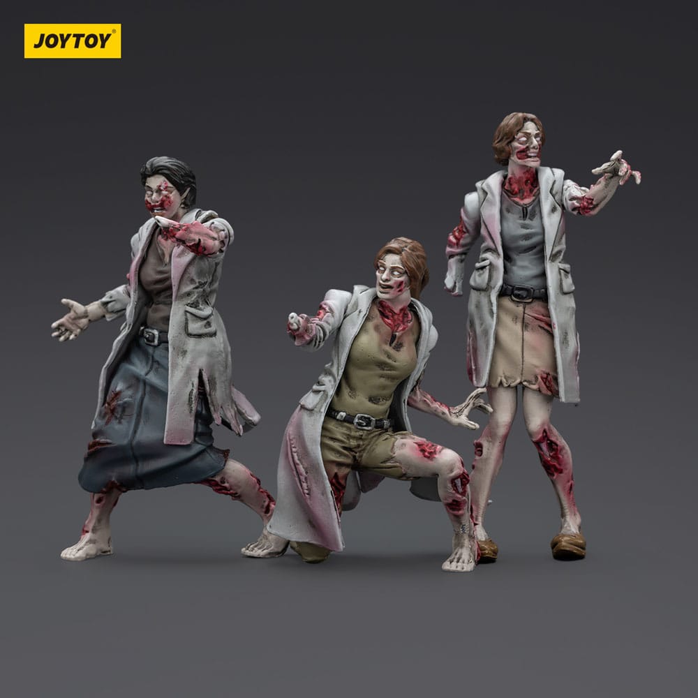Zombie Dark Source Actionfiguren 3er-Pack Medics 8 cm