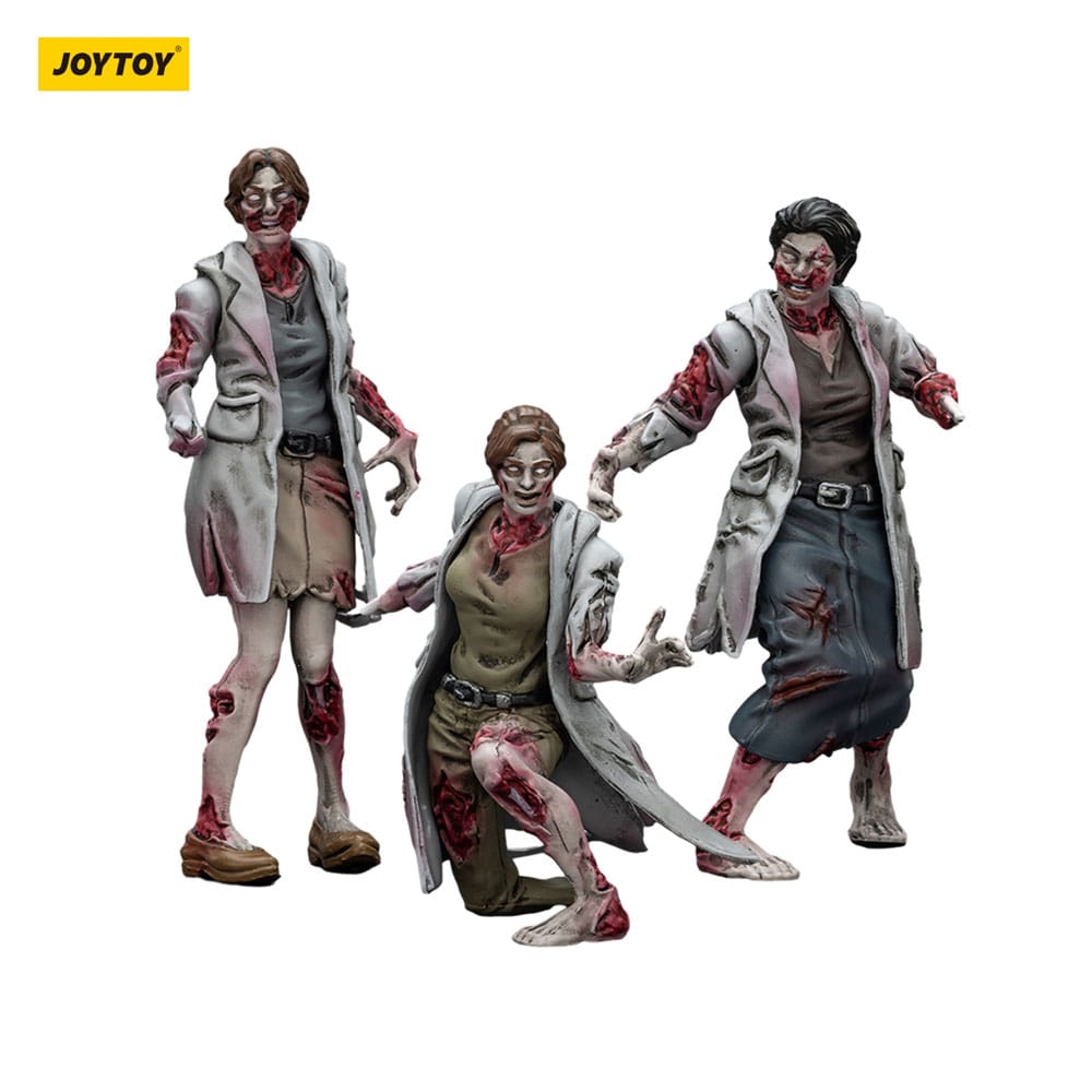 Zombie Dark Source Actionfiguren 3er-Pack Medics 8 cm