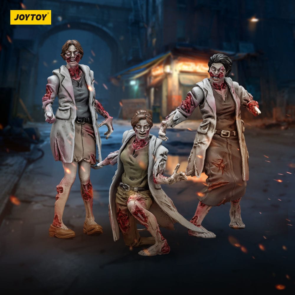 Zombie Dark Source Actionfiguren 3er-Pack Medics 8 cm