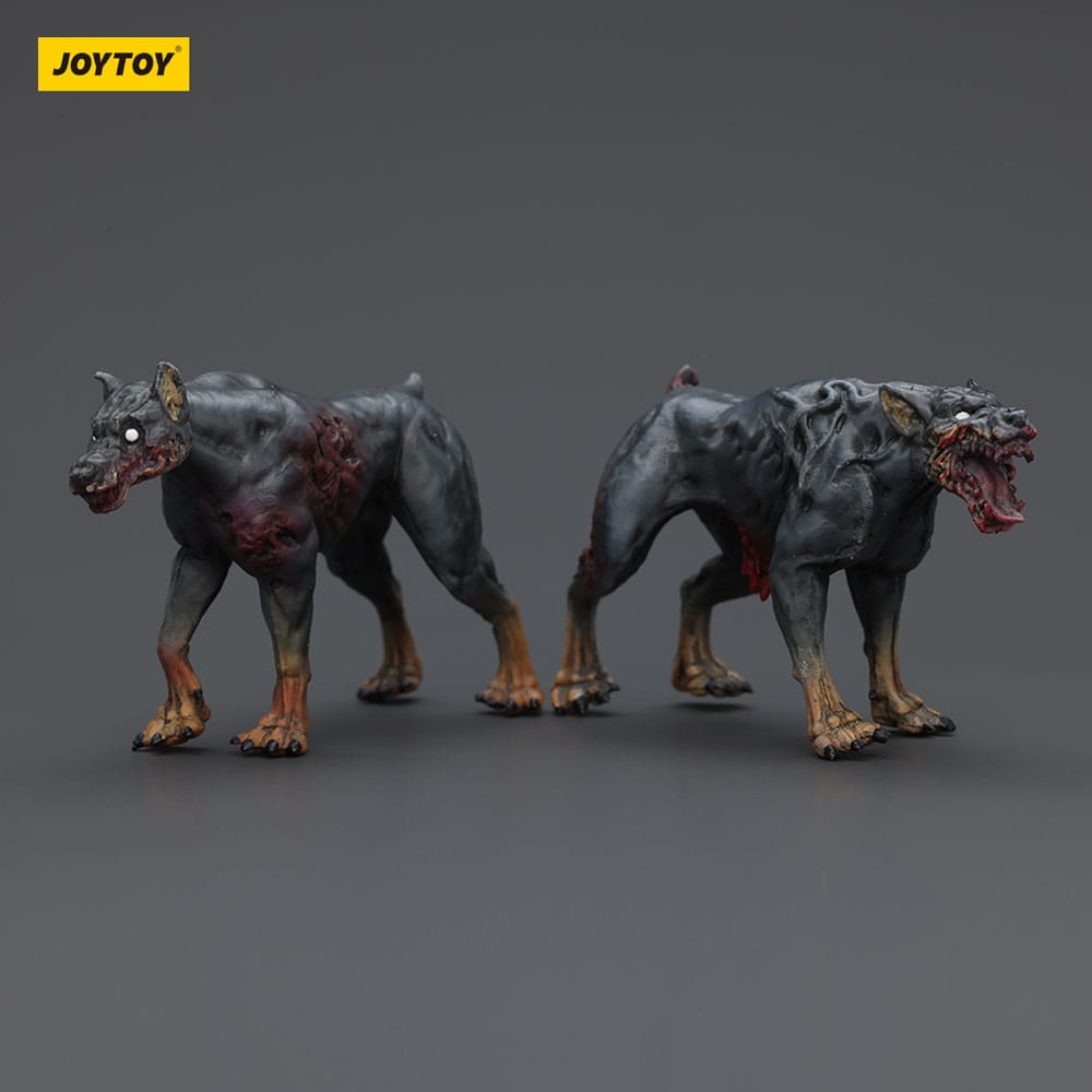 Zombie Dark Source Actionfiguren 2er-Pack Police Dogs 8 cm