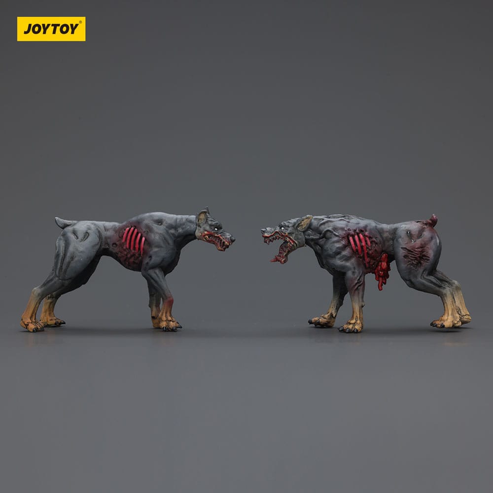 Zombie Dark Source Actionfiguren 2er-Pack Police Dogs 8 cm
