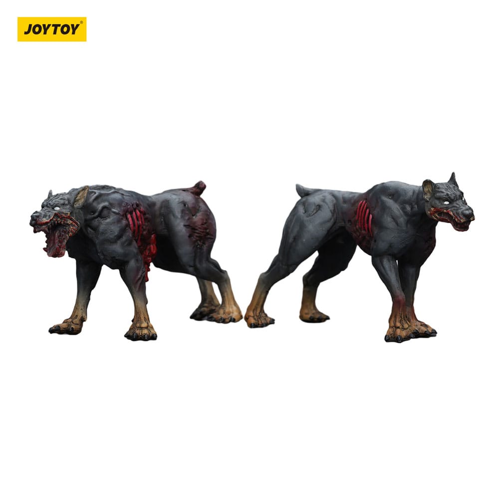Zombie Dark Source Actionfiguren 2er-Pack Police Dogs 8 cm