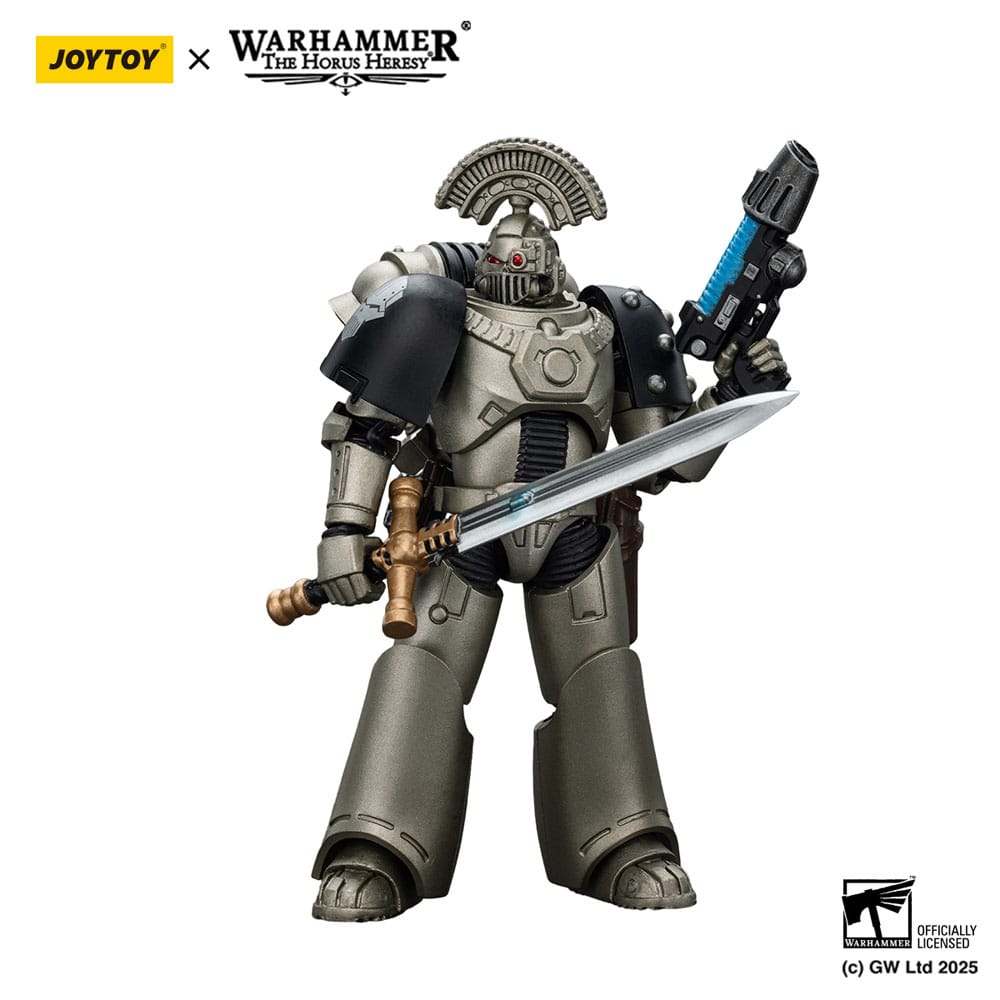 Warhammer The Horus Heresy Actionfigur 1/18 lron Warriors MKVI Tactical Sergeant with Power Sword and Plasma Pistol 12 cm