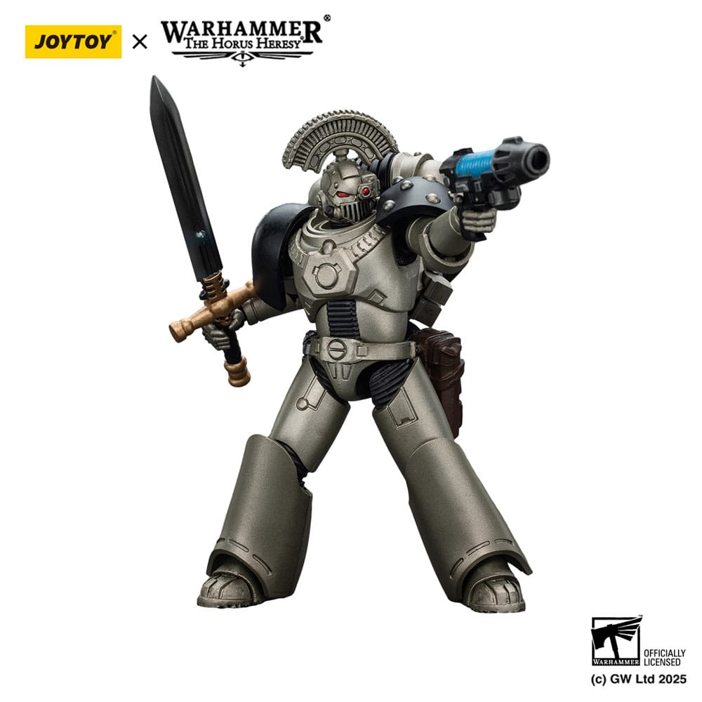 Warhammer The Horus Heresy Actionfigur 1/18 lron Warriors MKVI Tactical Sergeant with Power Sword and Plasma Pistol 12 cm