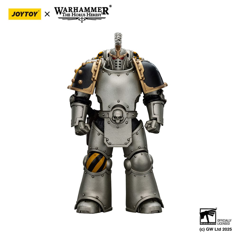 Warhammer The Horus Heresy Actionfigur 1/18 lron Warriors Command Squad Chosen with Legion Standard 12 cm